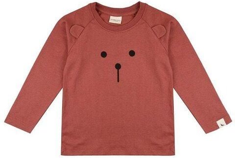 Brown Bear Raglan Shirt | GOTS | Turtledove London