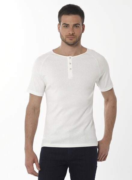 ORGANICATION Henley-Shirt aus Bio-Baumwolle mit Raglanärmeln