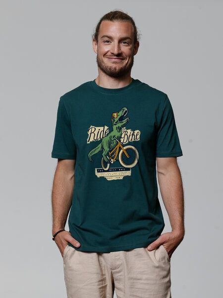 watapparel T-Shirt Unisex T-Rex Fahrrad