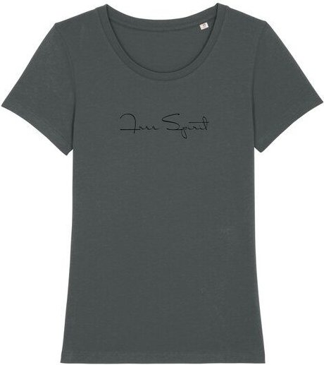 Human Family Bio Damen Rundhals T-Shirt "Amare - Free Spirit"