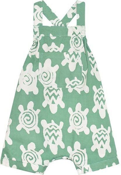 Global Mamas Baby Strampler - Turtles - Bio Baumwolle - Grün