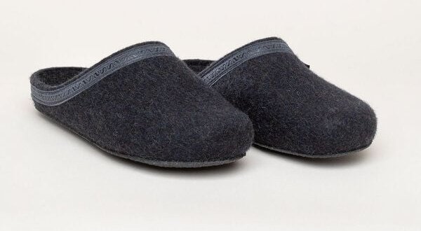 Stegmann Filzpantoffel 127 aus 100% hochwertiger Merino-Wolle - Hausschuhe für Damen & Herren - Pantoffeln mit Kork Sohl...