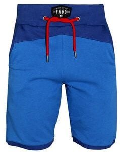 FÄDD Unisex kurze Jogginghose Jogger Bio-Baumwolle "Joggä Macker kurz" Blau