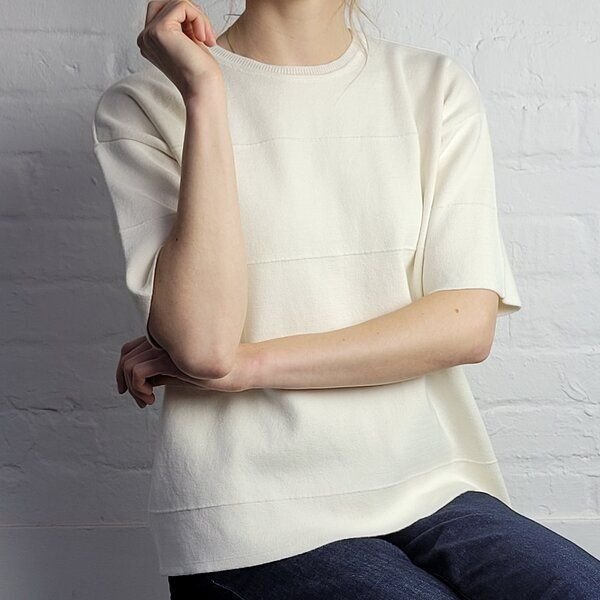 Wunderwerk Crewknit punto milano stripe 1/2