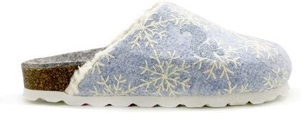 Veganer Kids PET Snow Clog "thies ®" aus zertifizierter Biobaumwolle