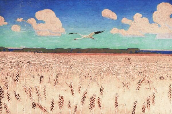 Photocircle Poster / Leinwandbild - Harald Slott-Møller: Dänische Landschaft