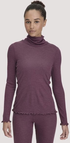 hessnatur Longsleeve mit Rollkragen Fitted WARM TOUCH aus Bio-Merinowolle und TENCEL Lyocell