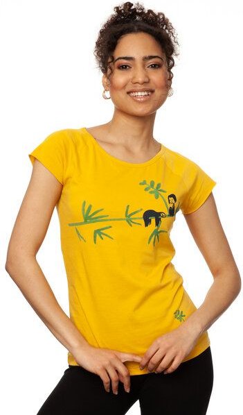 FellHerz Damen T-Shirt Faultier sunshine