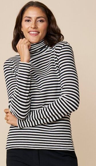 LANA Organic Rollkragenpullover aus Schurwolle, Modell Kaja