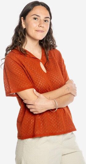 Matona Gestrickte Bluse | Pointelle Blouse | aus Bio-Baumwolle | GOTS-zertifiziert