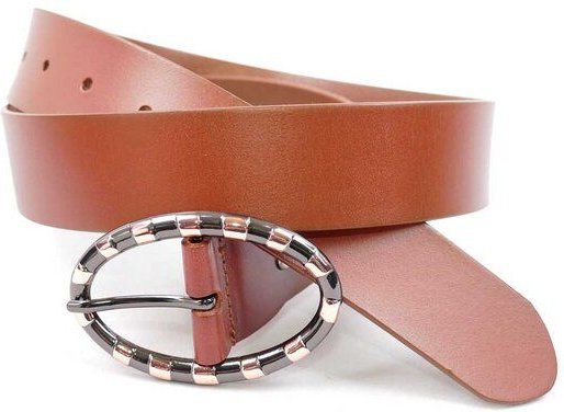 zweisser Ledergürtel Damen Olivia