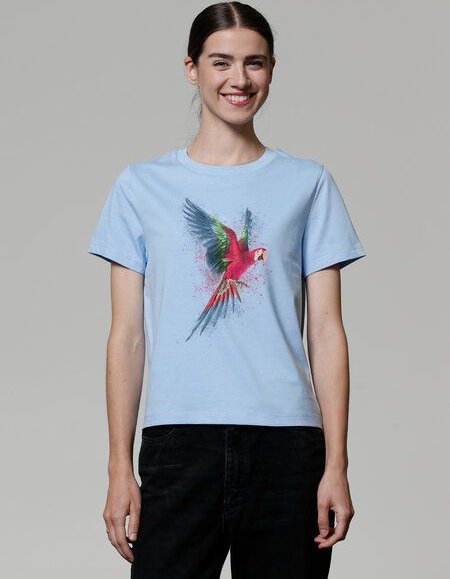 watapparel T-Shirt Frauen Papagei