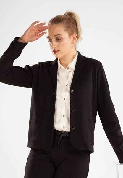Thumbnail - Alma & Lovis Business Blazerjacke aus Bio-Baumwolle (kbA) & Organic Wool (kbT) | Classic Wool Blazer