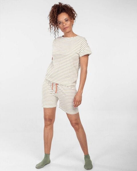 Alma & Lovis Lounge Sleep-Set aus Bio-Baumwolle | Schlafset Shorty