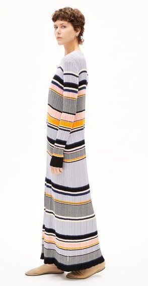 ARMEDANGELS KAAMILA STRIPES Damen Strickkleid aus Bio-Baumwolle