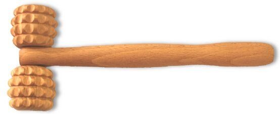 Biodora T-Form Massageroller aus Buchenholz