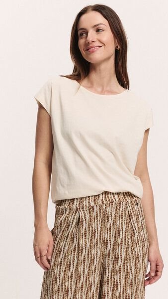 TRANQUILLO Kurzarm Slub Jersey Shirt Jessicaa (1010003)