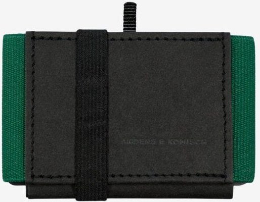 ANDERS & KOMISCH MINI PRO Wallet Schwarz – Kleiner Geldbeutel mit Münzfach - bequemer Kartenzugriff
