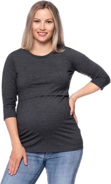 Milchshake 103 BASIC Umstands- und Stillshirt 3/4 Arm aus Bio-Baumwolle