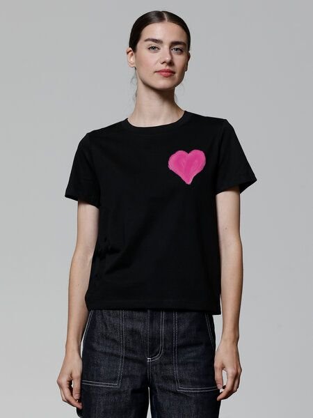 watapparel T-Shirt Frauen Pink Heart