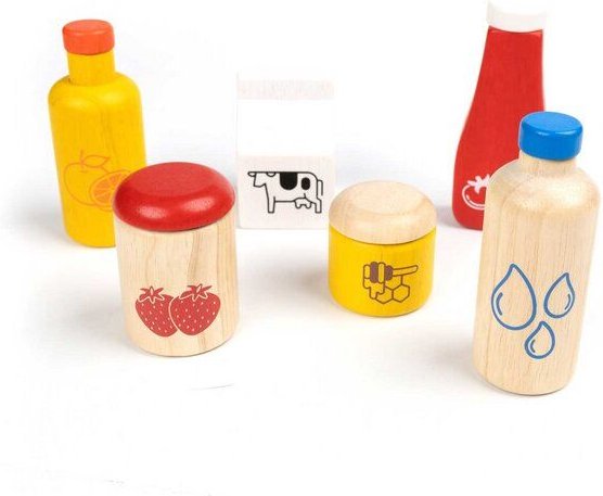 Plantoys Lebensmittelset aus Holz