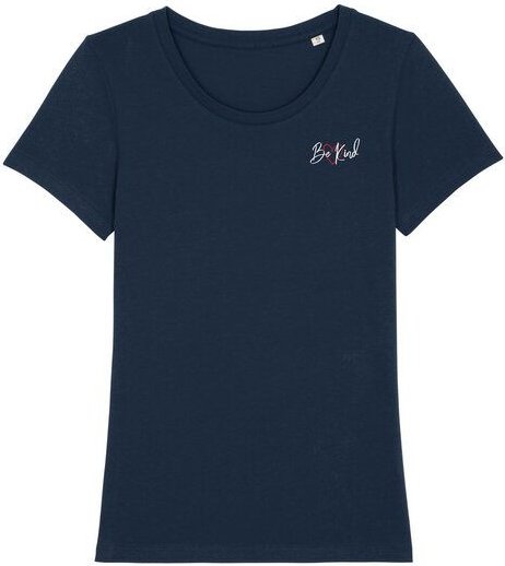 Bio Damen Rundhals T-Shirt Amorous "Be kind" von Human Family