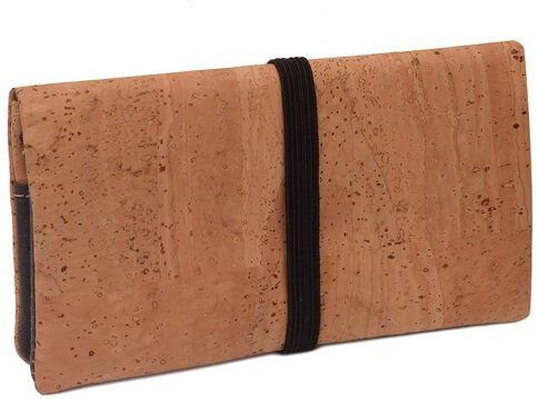 Simaru Stabile und wasserfeste Tabaktasche "BARREIRO" aus Kork und feinem Oxfordstoff.