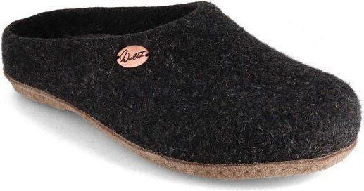 WoolFit Handgefilzte Pantoffeln Unisex aus 100% Schurwolle mit extra dicker Filzeinlegesohle
