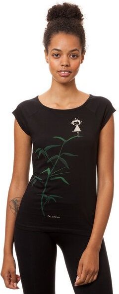 FellHerz Damen T-Shirt Yogamädchen Bio Fair