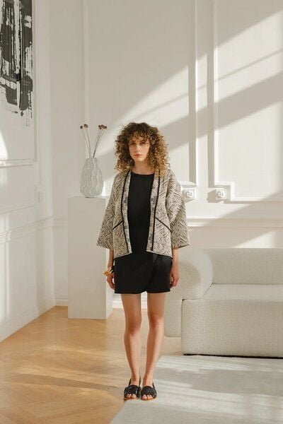 WiDDA berlin Jacke HOELUN in Schwarz/Natur