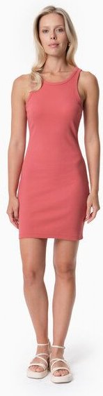 ORGANICATION DERREN | Geripptes Kleid aus Bio-Baumwolle