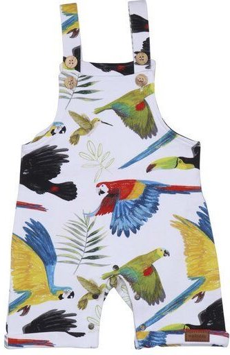 Baby Strampler Bio-Baumwolle The Bears Blau Walkiddy, GOTS-zertifizierter Einteiler, vegan, weicher Jersey Overall für N...