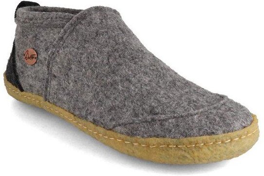 WoolFit Hausschuhe 'Taiga' mit Naturgummisohle, 100% Wolle