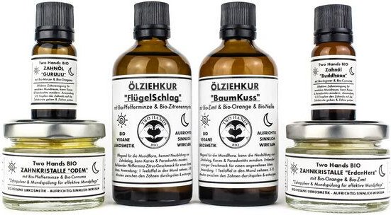 Two Hands BIO Mundpflegeset „ZahnKönigIn“ - Bio-Vegane Urkosmetik
