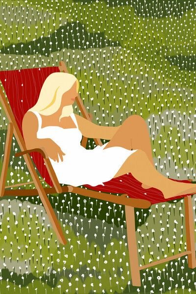 Photocircle Poster / Leinwandbild - I fell in love like we fall asleep. Slowly, then all at once