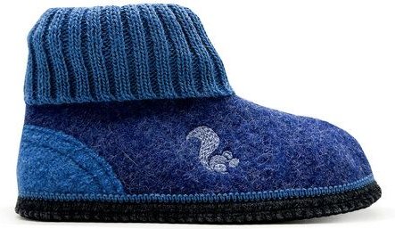 Kids "thies ® Mountain Wool Slipper Boot" aus reiner, ökologischer Schurwolle, made in Austria