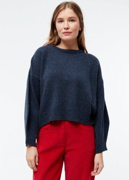 Givn Berlin Cropped Strickpullover GBJELLA aus recyceltem Wollgemisch