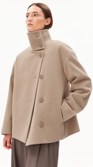 ARMEDANGELS MAJELAA WOOL Damen Mantel aus recycelter Wolle