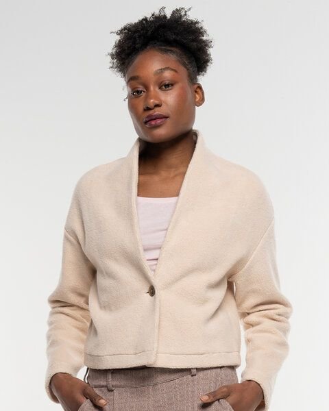 Thumbnail - Alma & Lovis Flauschige Jacke aus Organic Cotton-Fleece | Teddy Jacke