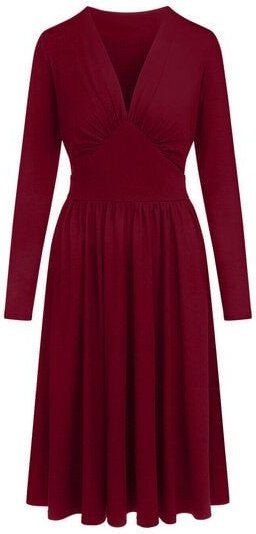 Ingoria MAGDALENA Midi Kleid 3/4 Arm mit Taschen aus TENCEL® Modal Jersey