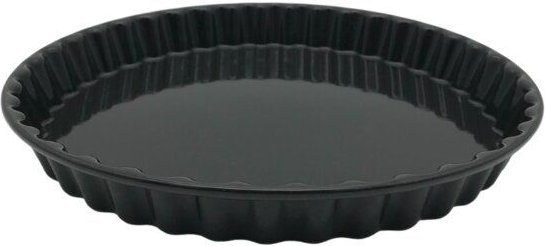 NAKOA Premium Tarteform I Quicheform I Kuchenform rund I Backfrom aus Emaille Ø 28 cm Antihaft mit Wellrand I kratzfest ...