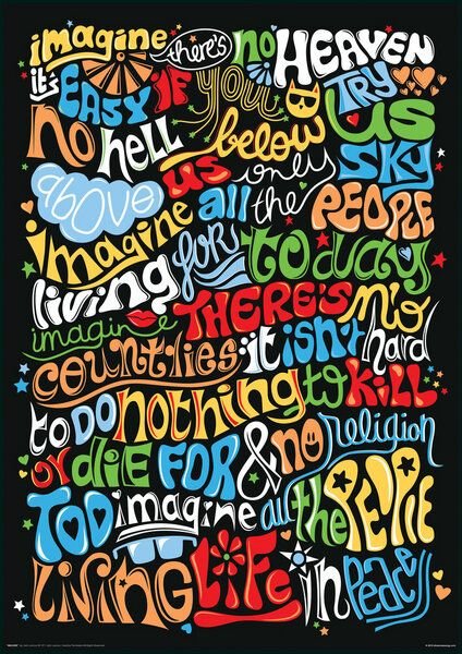 Photocircle Poster / Leinwandbild - Imagine