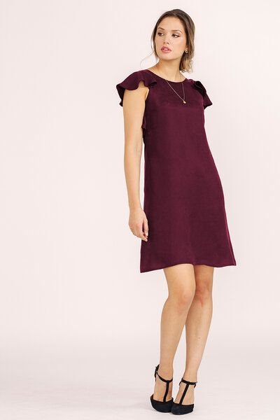 l'amour est bleu Kurzes Abendkleid aus Ecovero Viskose