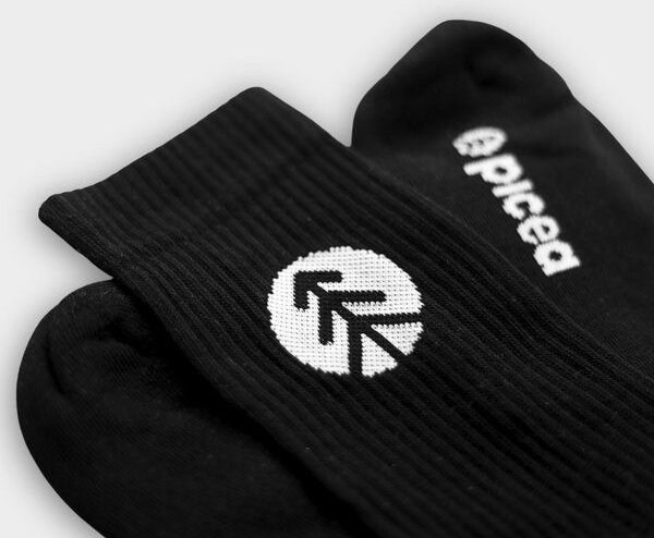 picea (by bleed) picea Funktionale Tennis Socken Schwarz