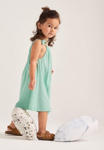 hessnatur Kleid Regular aus Bio-Baumwolle mit Leinen