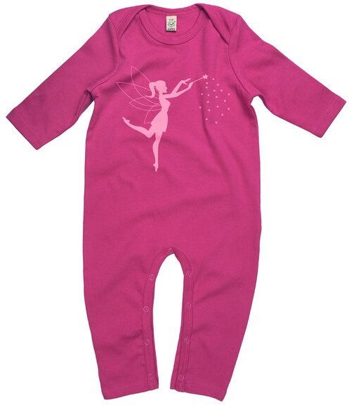 HANDGEDRUCKT "Zauberfee" Baby Jumpsuit