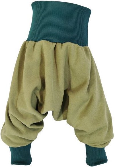 liebewicht Yogahose Pumphose Bio Sweat grün