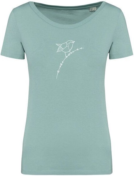 Brandless Basic Bio T-Shirt (ladies) Nr.4 Rotkehlchen 155g/m²