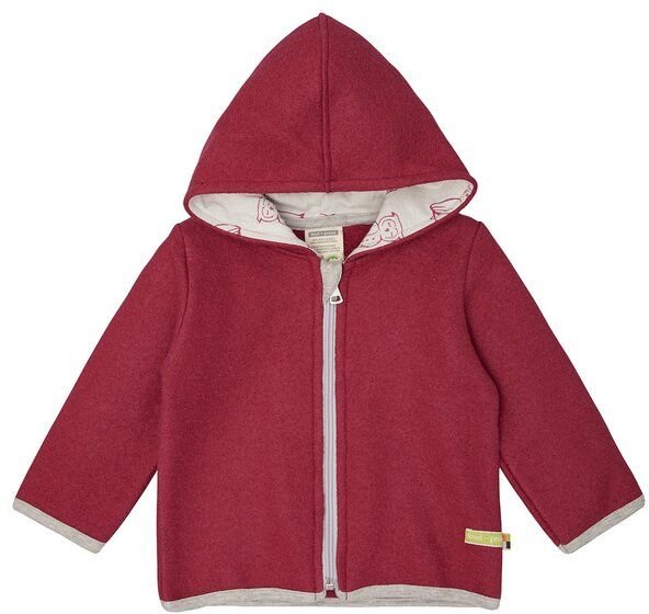 loud + proud Babys & Kinder Jacke Wollwalk, GOTS-zertifiziert
