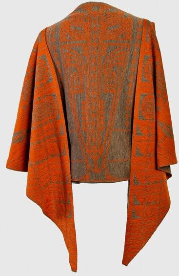 LANARTO slow fashion Schultertuch Pueblo aus mulesingfreier Merinowolle made in germany